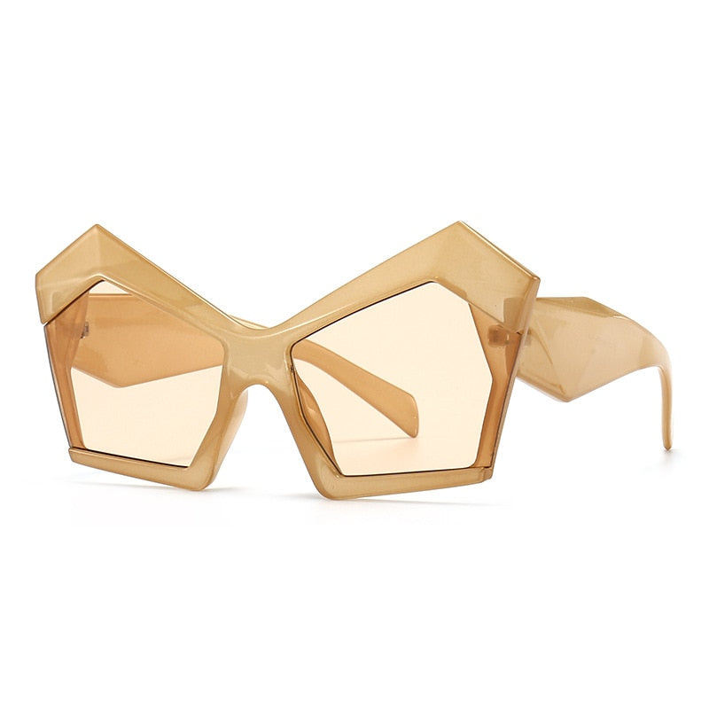 Unique Irregular Personality Oversized Sunglasses