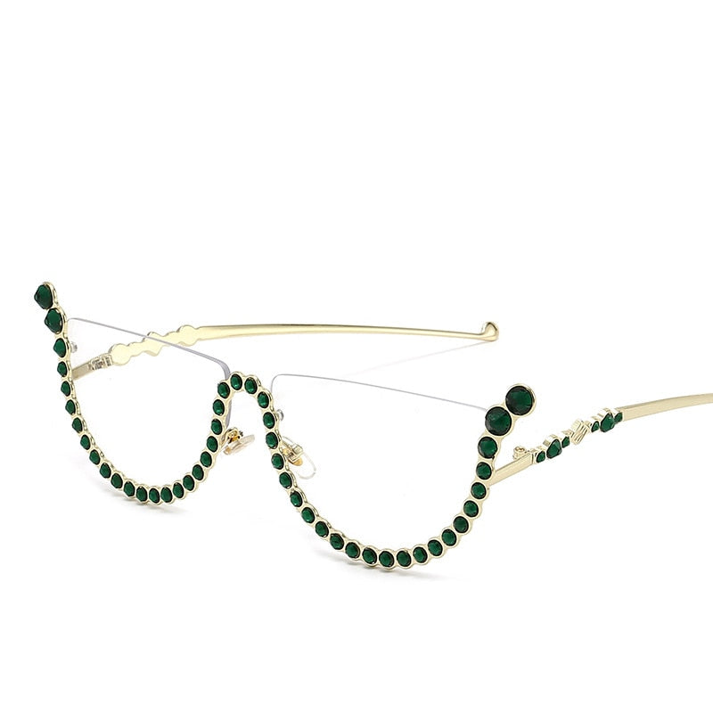 Diamond Cat Eye Sunglasses