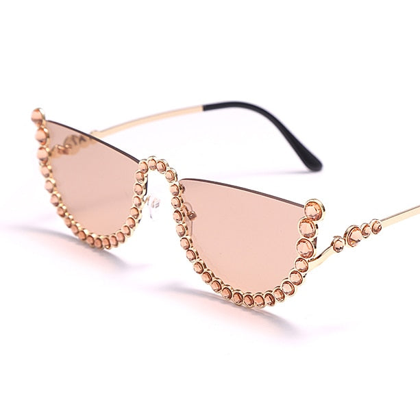 Diamond Cat Eye Sunglasses