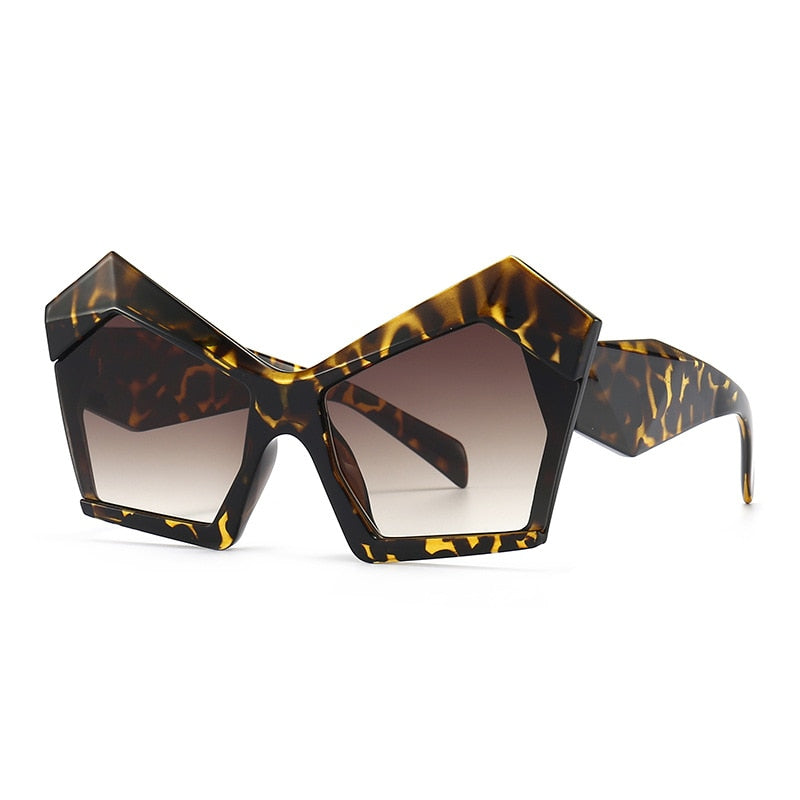 Unique Irregular Personality Oversized Sunglasses
