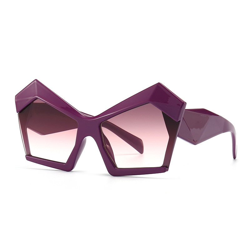 Unique Irregular Personality Oversized Sunglasses