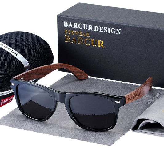 High Quality Black Walnut Sunglasses