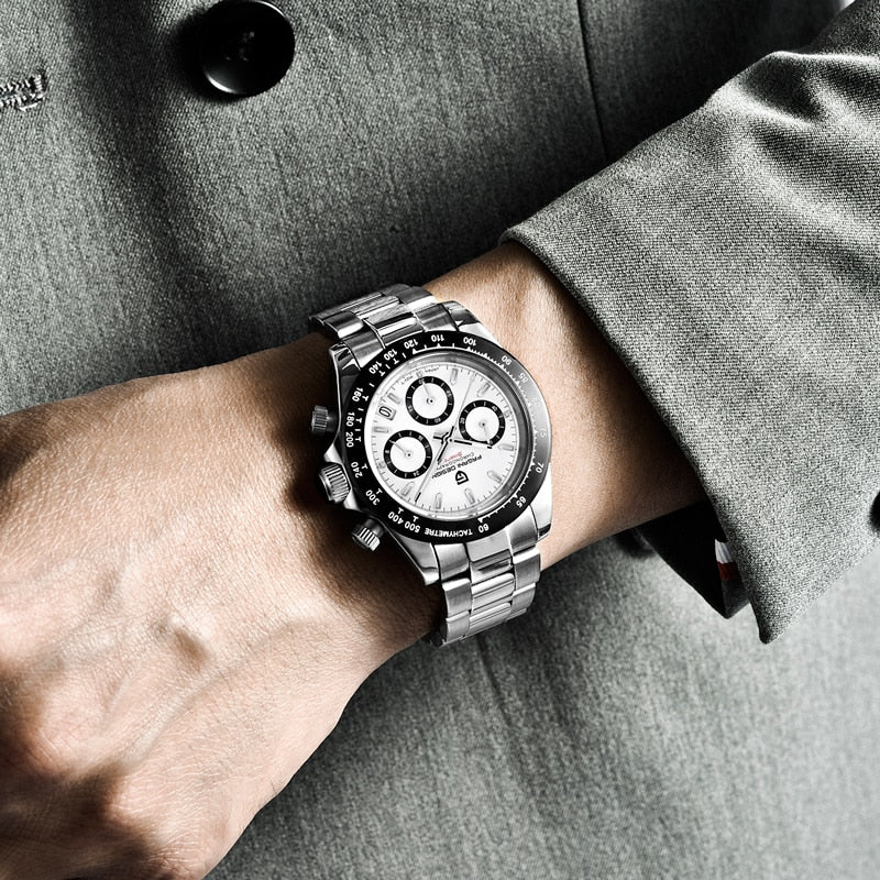 Quartz Luxurious Business Watch