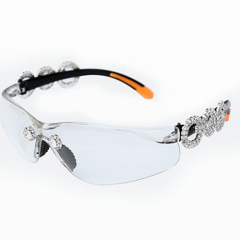 Diamond Rimless Rhinestone Sunglasses