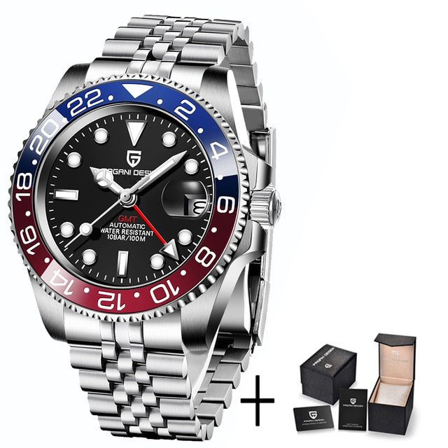 Stainless Steel GMT Watch