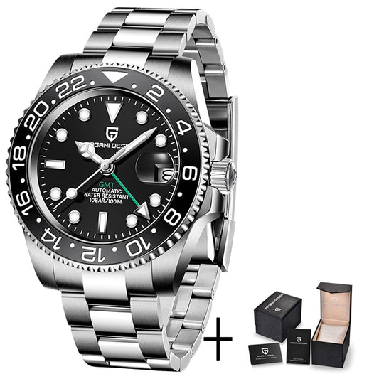 Stainless Steel GMT Watch